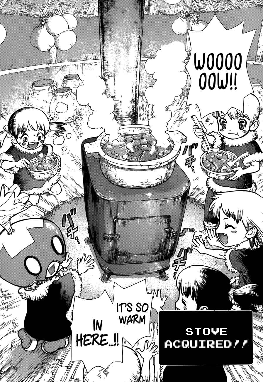 Dr. Stone Manga Chapter 58 page 12 - Wave of Science scene