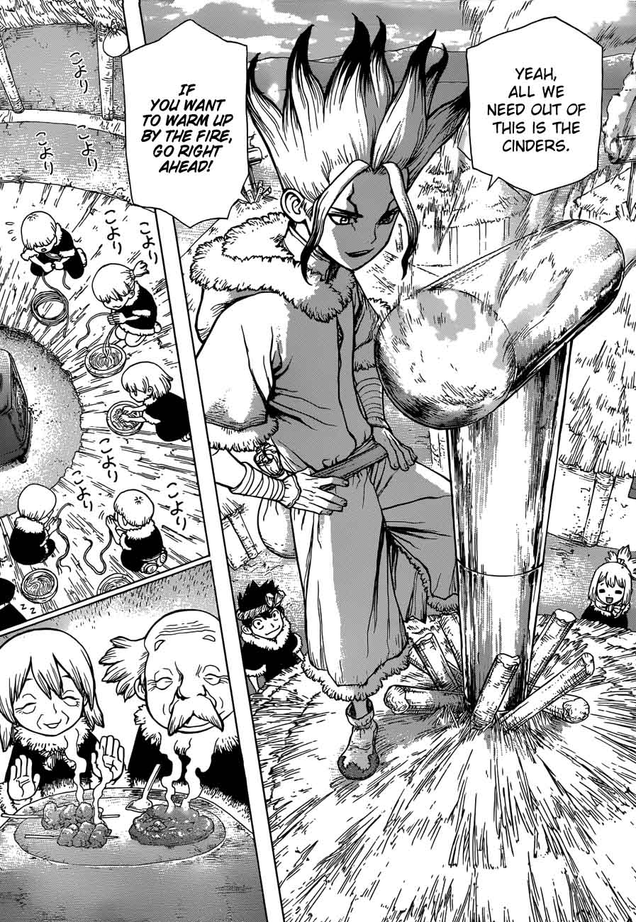 Dr. Stone Manga Chapter 58 page 13 - Wave of Science scene