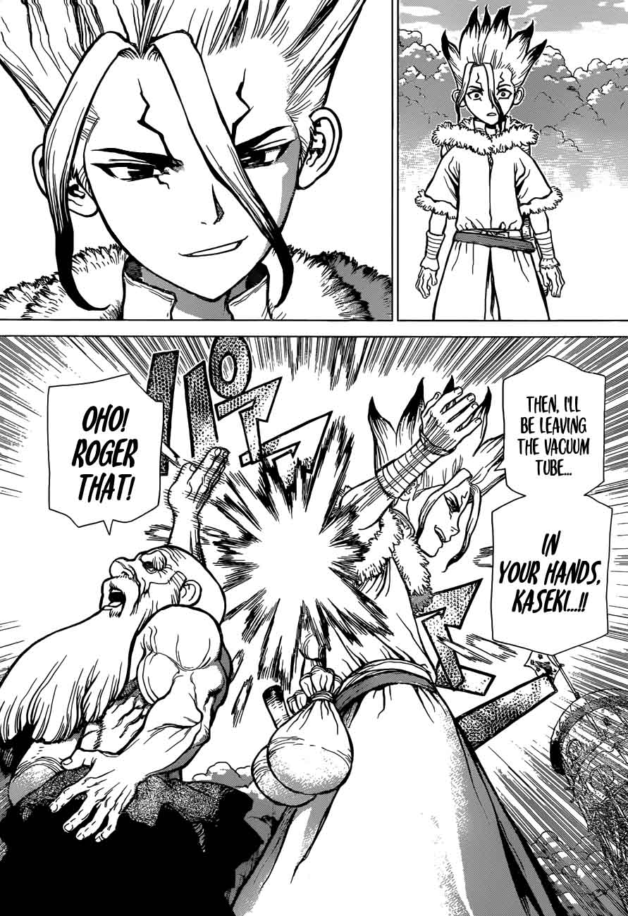 Dr. Stone Manga Chapter 58 page 6 - Wave of Science scene