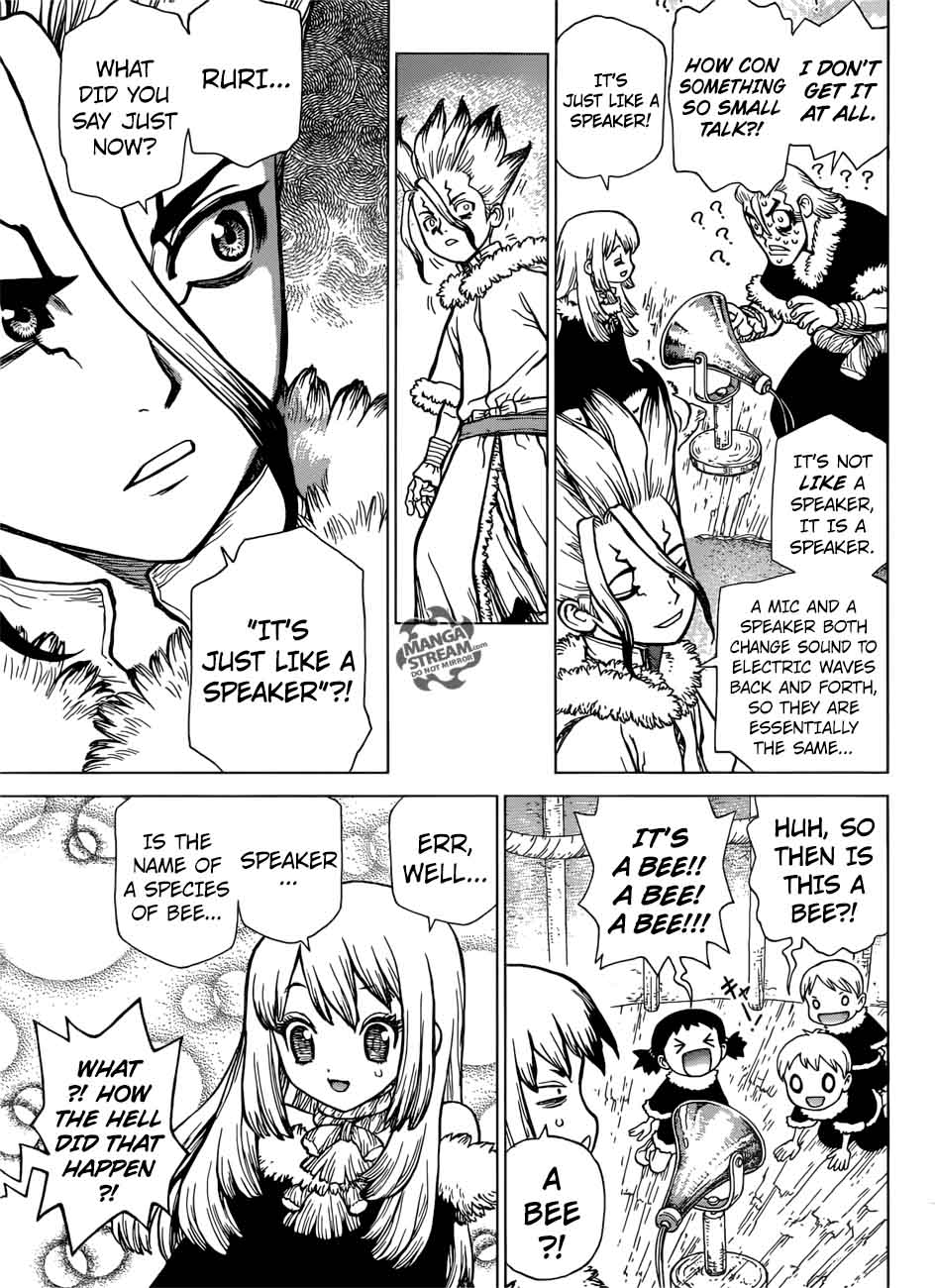 Dr. Stone Manga Chapter 59 page 10 - Voices from Here to Eternity scene