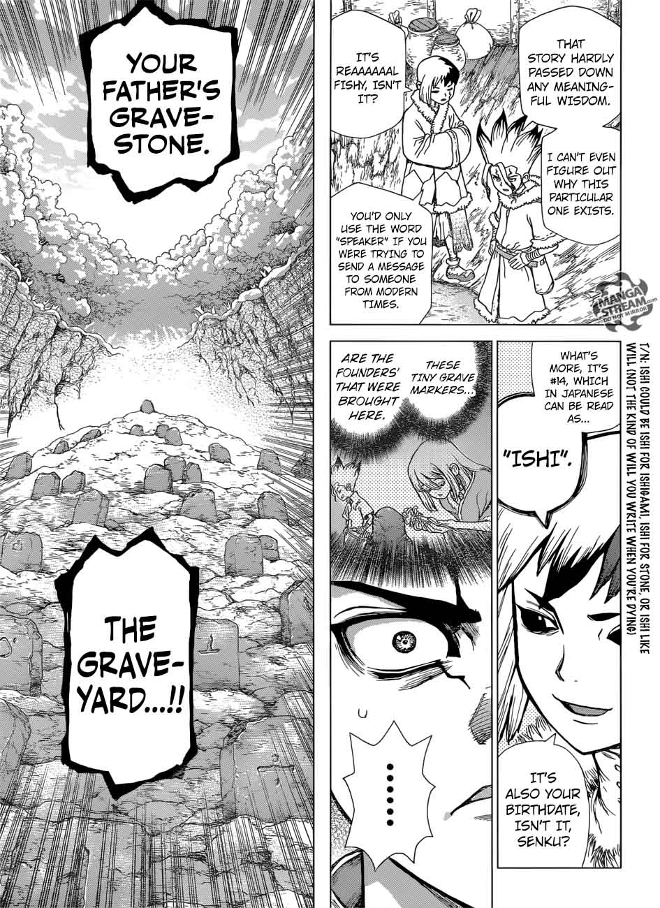 Dr. Stone Manga Chapter 59 page 12 - Voices from Here to Eternity scene