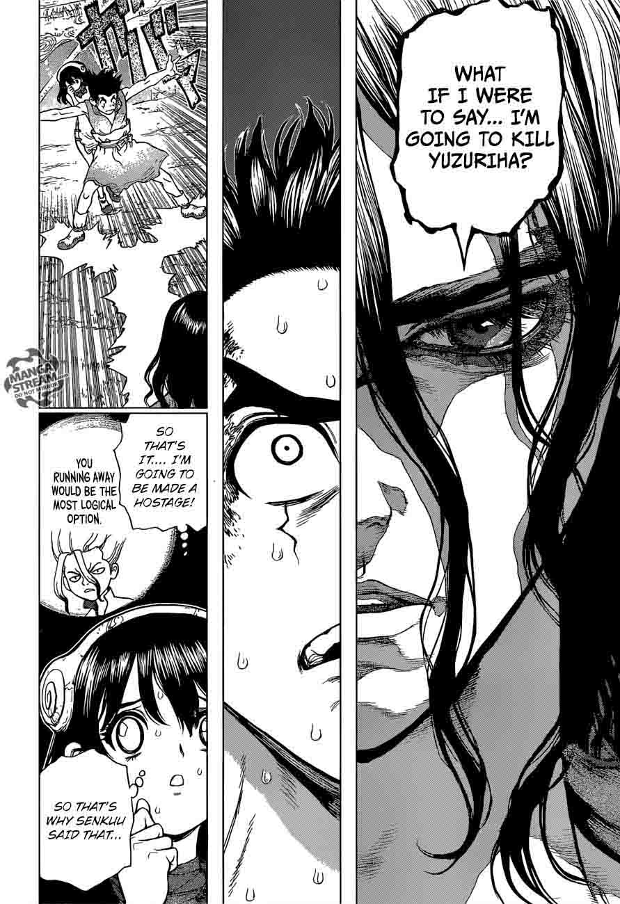 Dr. Stone Manga Chapter 6 page 12 - Taiju Vs. Tsukasa scene