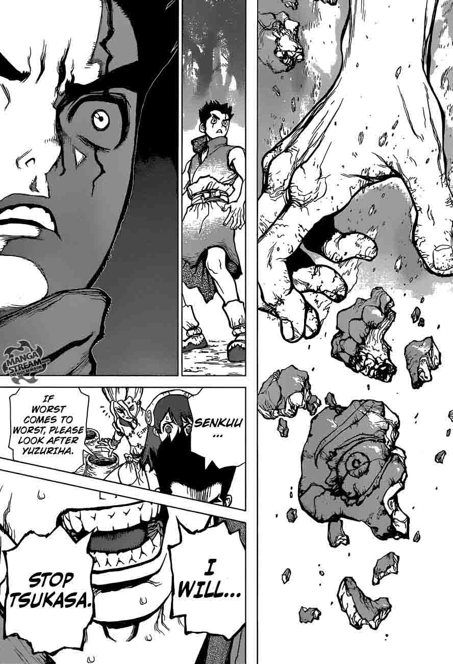 Dr. Stone Manga Chapter 6 page 5 - Taiju Vs. Tsukasa scene
