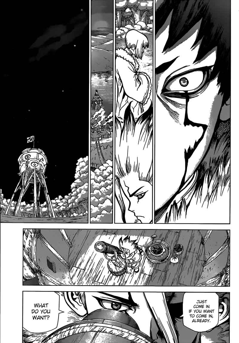 Dr. Stone Manga Chapter 60 page 16 - Angel's Song, Devil's Whisper scene