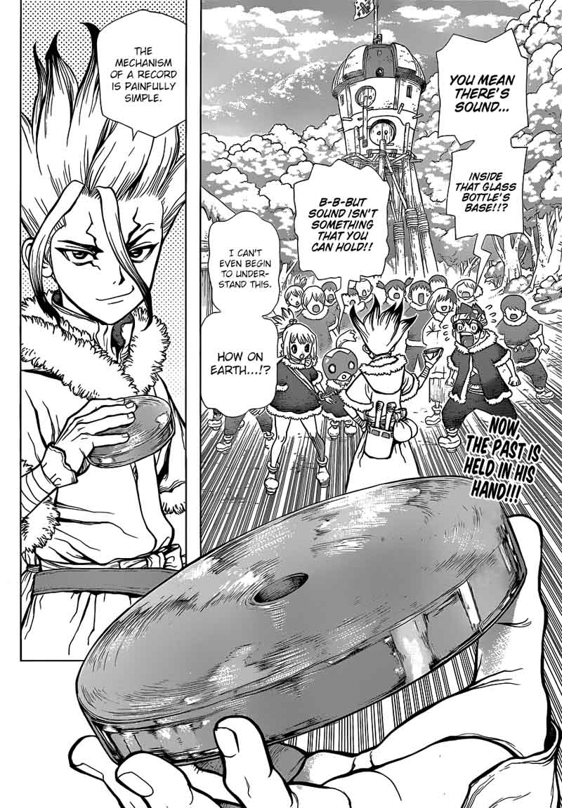 Dr. Stone Manga Chapter 60 page 2 - Angel's Song, Devil's Whisper scene