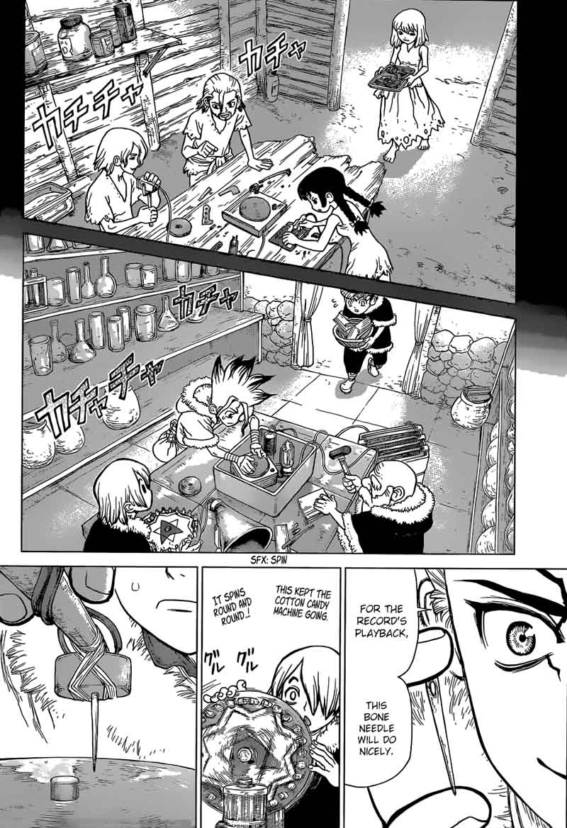 Dr. Stone Manga Chapter 60 page 6 - Angel's Song, Devil's Whisper scene