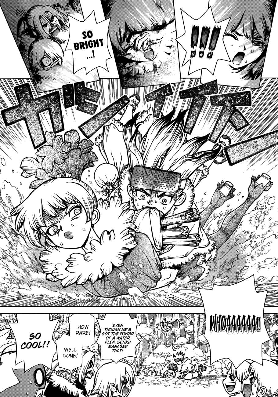 Dr. Stone Manga Chapter 62 page 11 - Double Chase scene