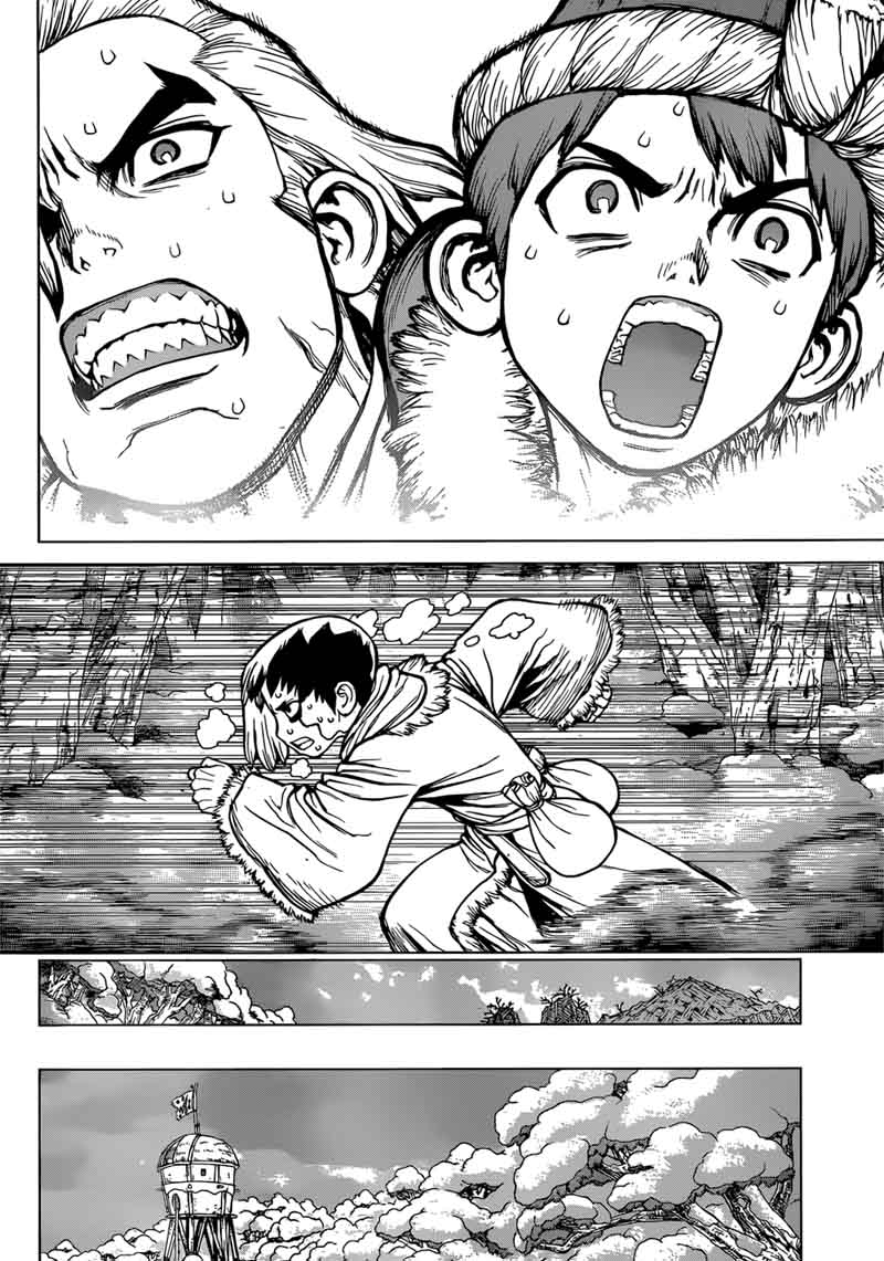Dr. Stone Manga Chapter 65 page 16 - Call from the Dead scene