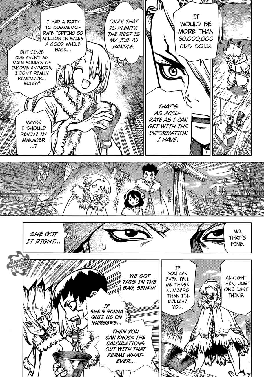 Dr. Stone Manga Chapter 66 page 11 - Liars and Truth Tellers scene