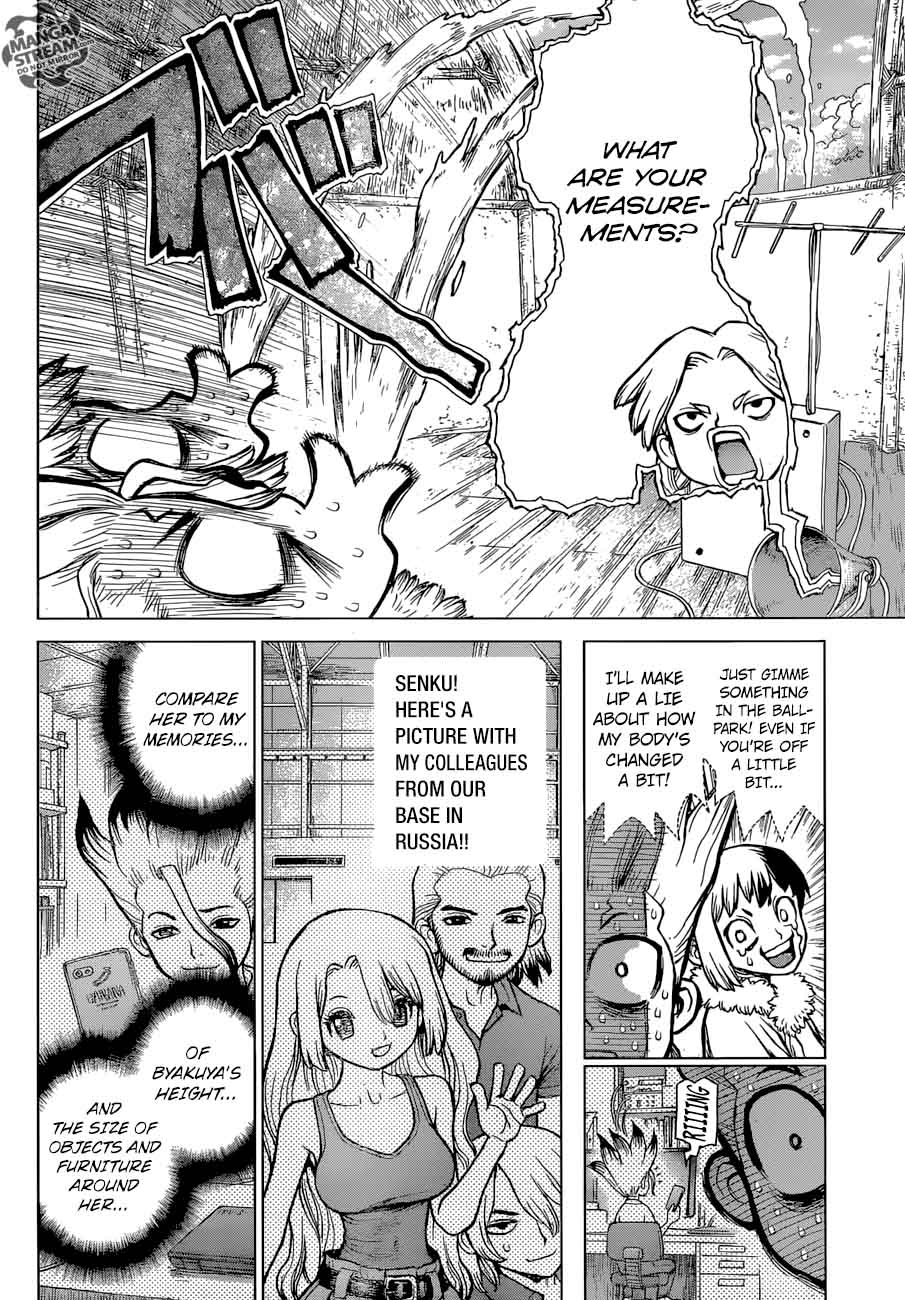 Dr. Stone Manga Chapter 66 page 12 - Liars and Truth Tellers scene