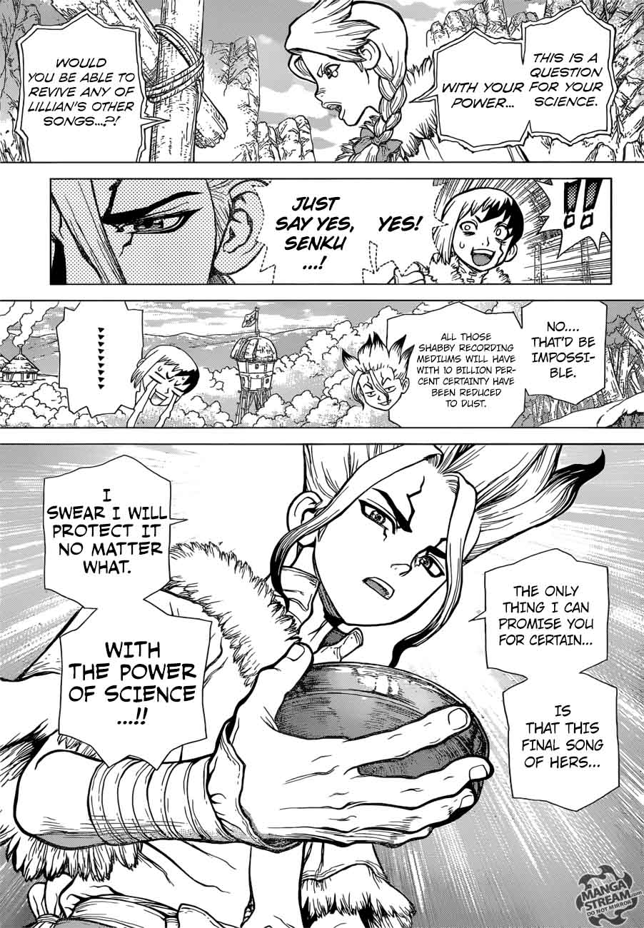 Dr. Stone Manga Chapter 66 page 18 - Liars and Truth Tellers scene