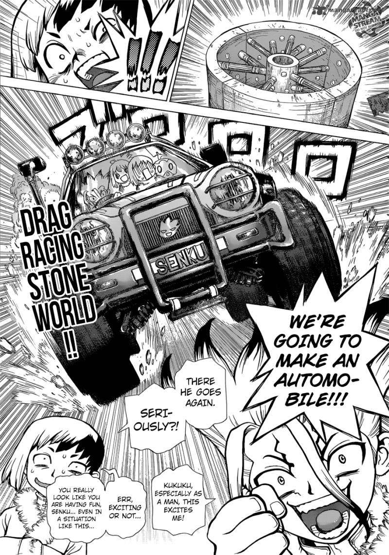 Dr. Stone Manga Chapter 67 page 17 - Full Mobilization scene
