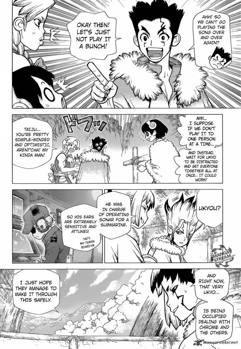Dr. Stone Manga Chapter 67 page 4 - Full Mobilization scene