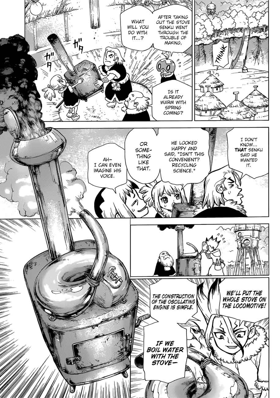 Dr. Stone Manga Chapter 68 page 4 - Flames of Revolution scene