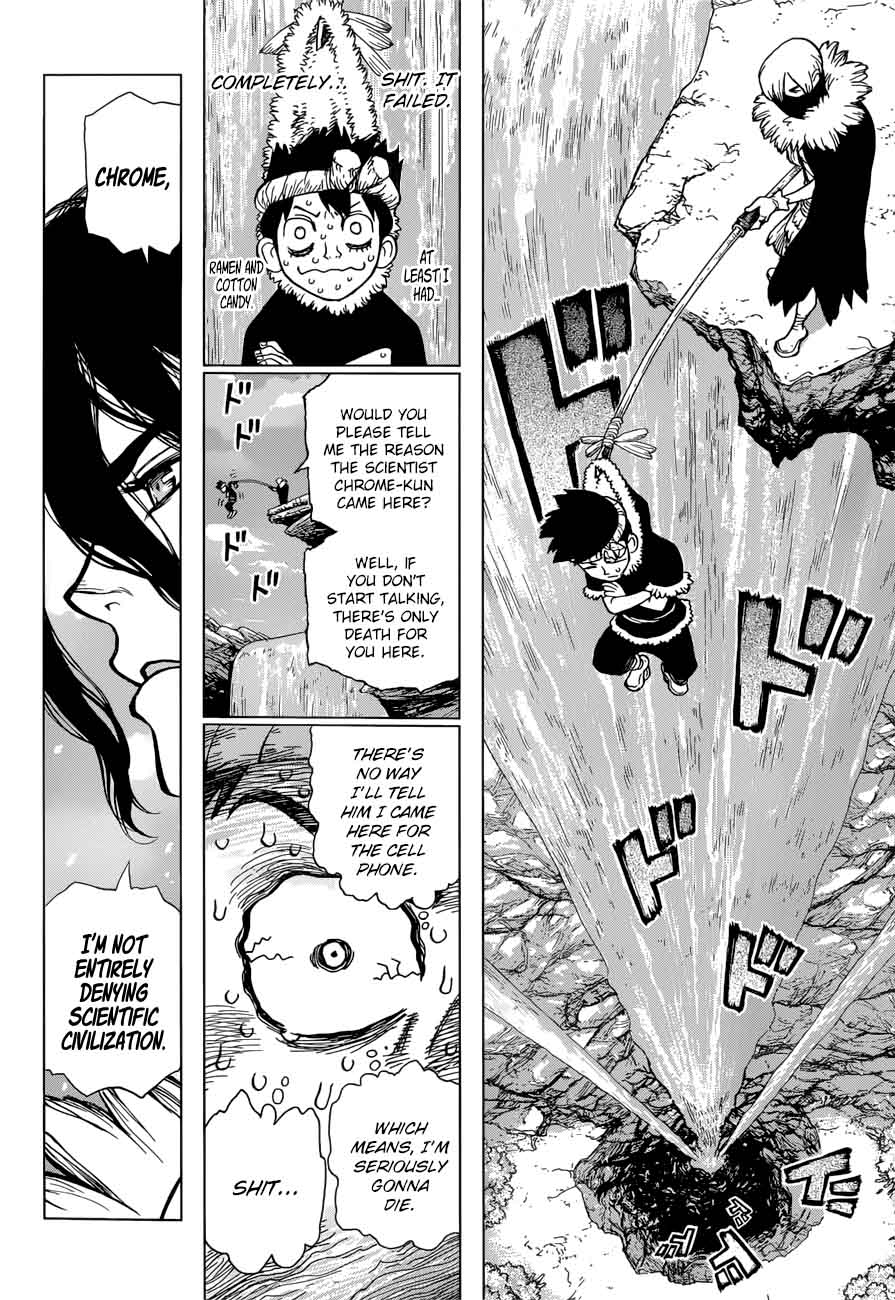 Dr. Stone Manga Chapter 68 page 9 - Flames of Revolution scene