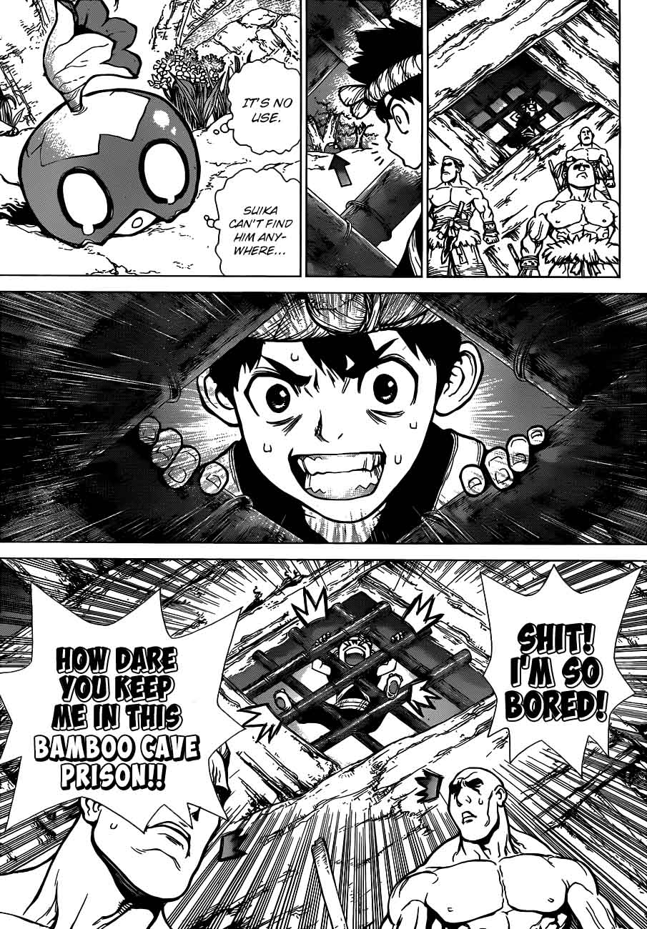 Dr. Stone Manga Chapter 69 page 14 - Steam Gorilla scene