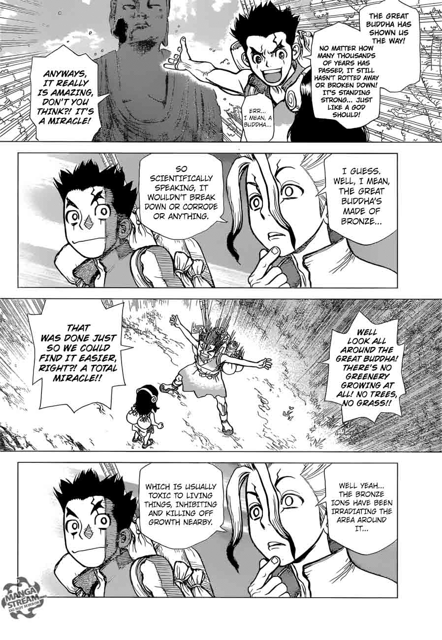 Dr. Stone Manga Chapter 7 page 8 - The Gunpowder Adventure scene