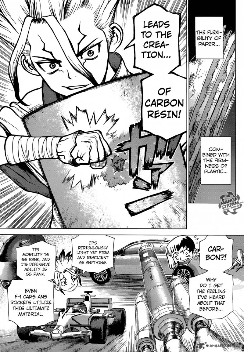 Dr. Stone Manga Chapter 70 page 11 - Paper Shield scene