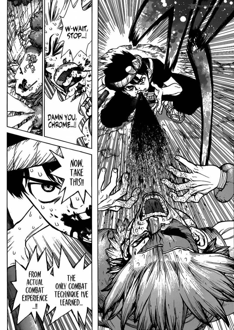 Dr. Stone Manga Chapter 72 page 12 - Experience Points scene