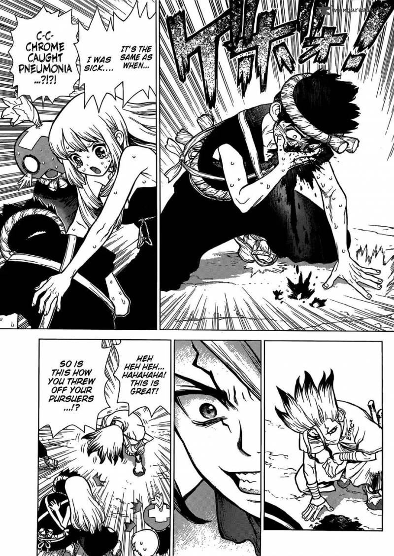 Dr. Stone Manga Chapter 72 page 15 - Experience Points scene