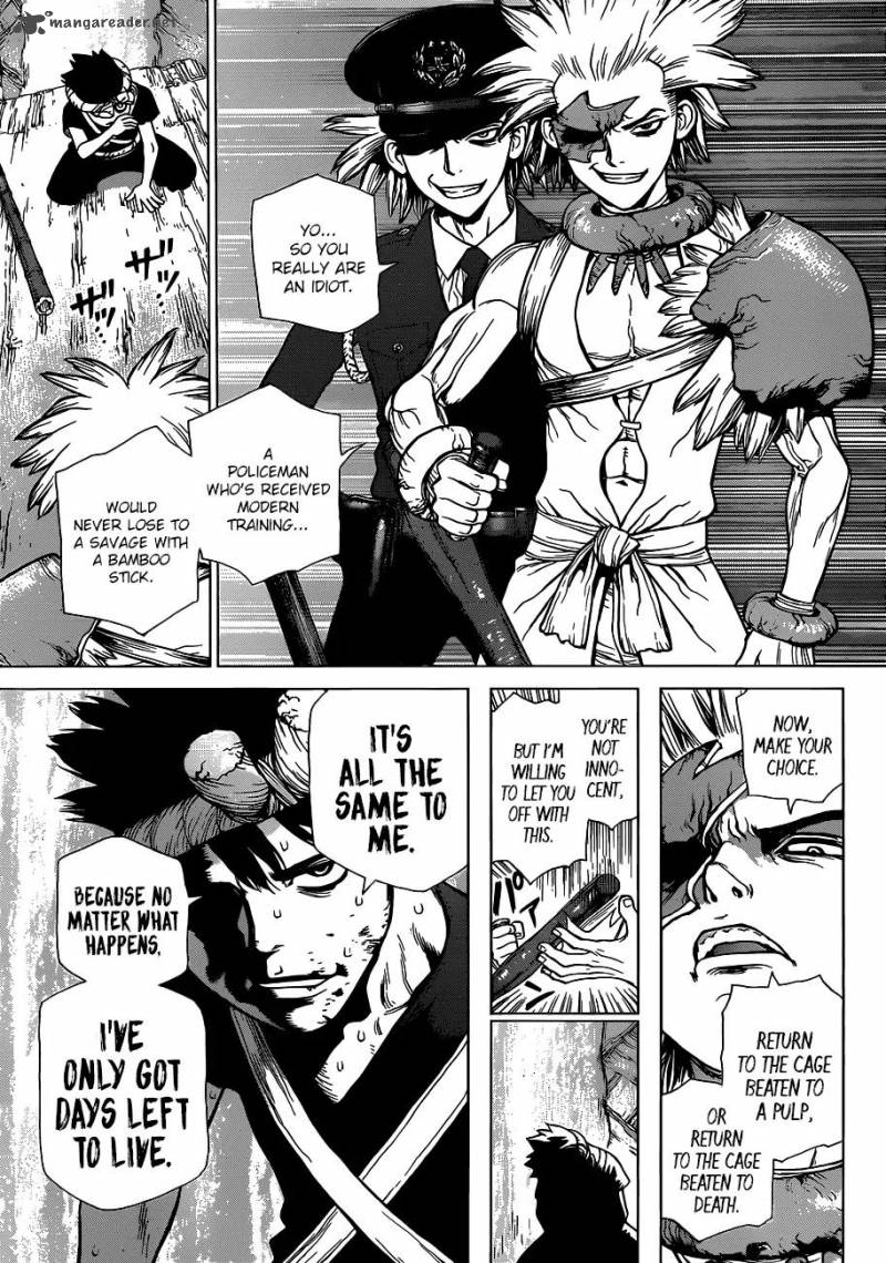 Dr. Stone Manga Chapter 72 page 9 - Experience Points scene