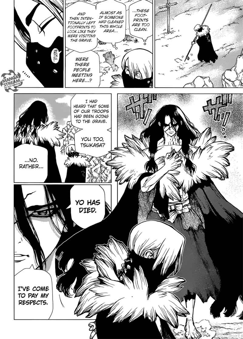 Dr. Stone Manga Chapter 74 page 6 - Fateful 20 Seconds scene