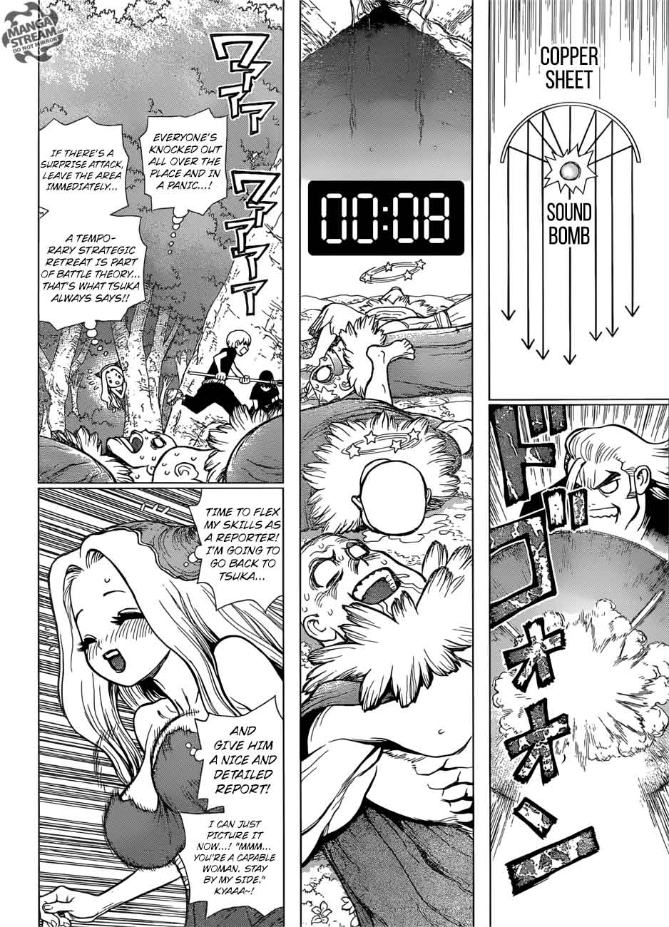 Dr. Stone Manga Chapter 75 page 10 - 20-Second Countdown scene