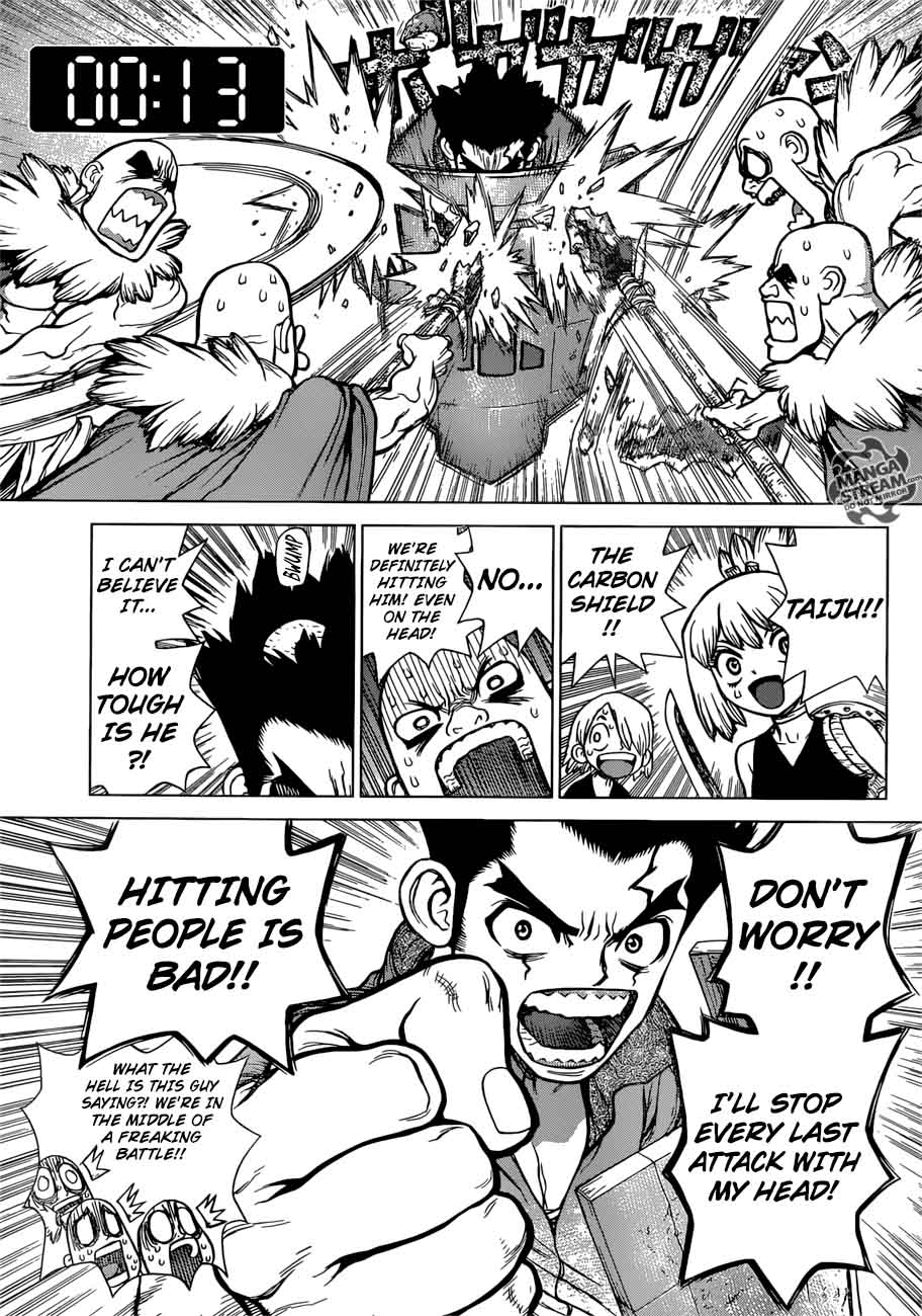 Dr. Stone Manga Chapter 75 page 5 - 20-Second Countdown scene