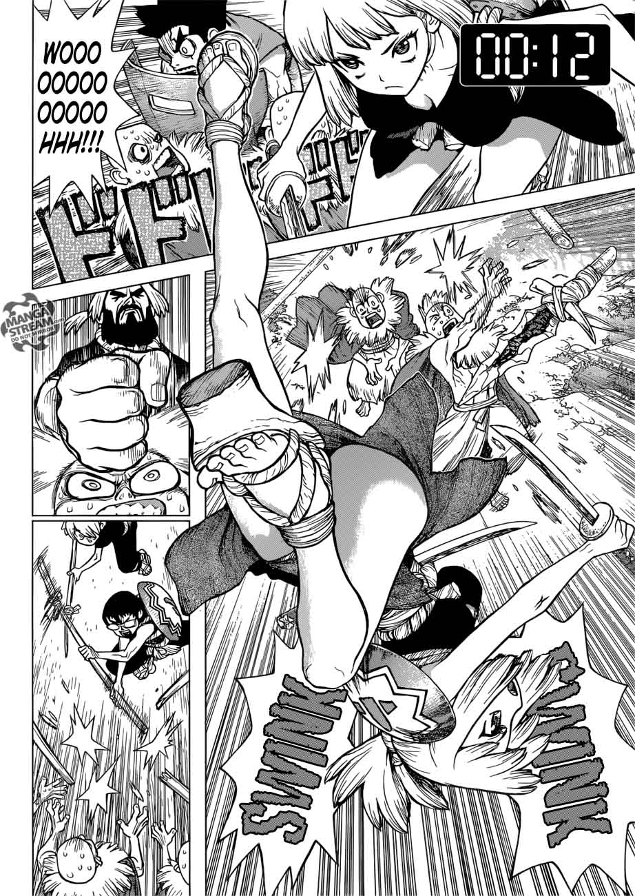 Dr. Stone Manga Chapter 75 page 6 - 20-Second Countdown scene
