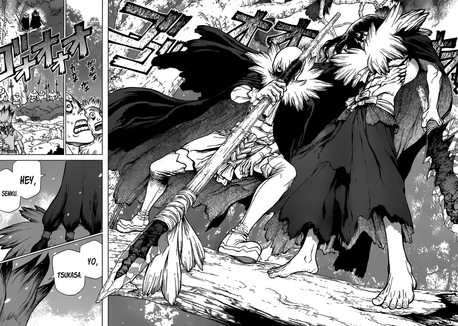 Dr. Stone Manga Chapter 76 page 7 - Final Battle scene