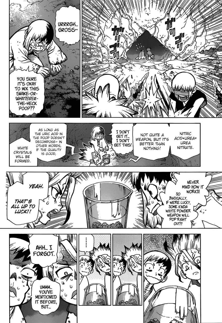 Dr. Stone Manga Chapter 77 page 8 - The Power of Science scene