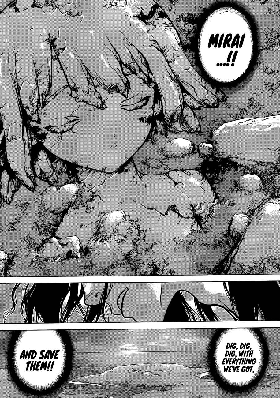 Dr. Stone Manga Chapter 78 page 17 - That Which Destroys or Saves scene