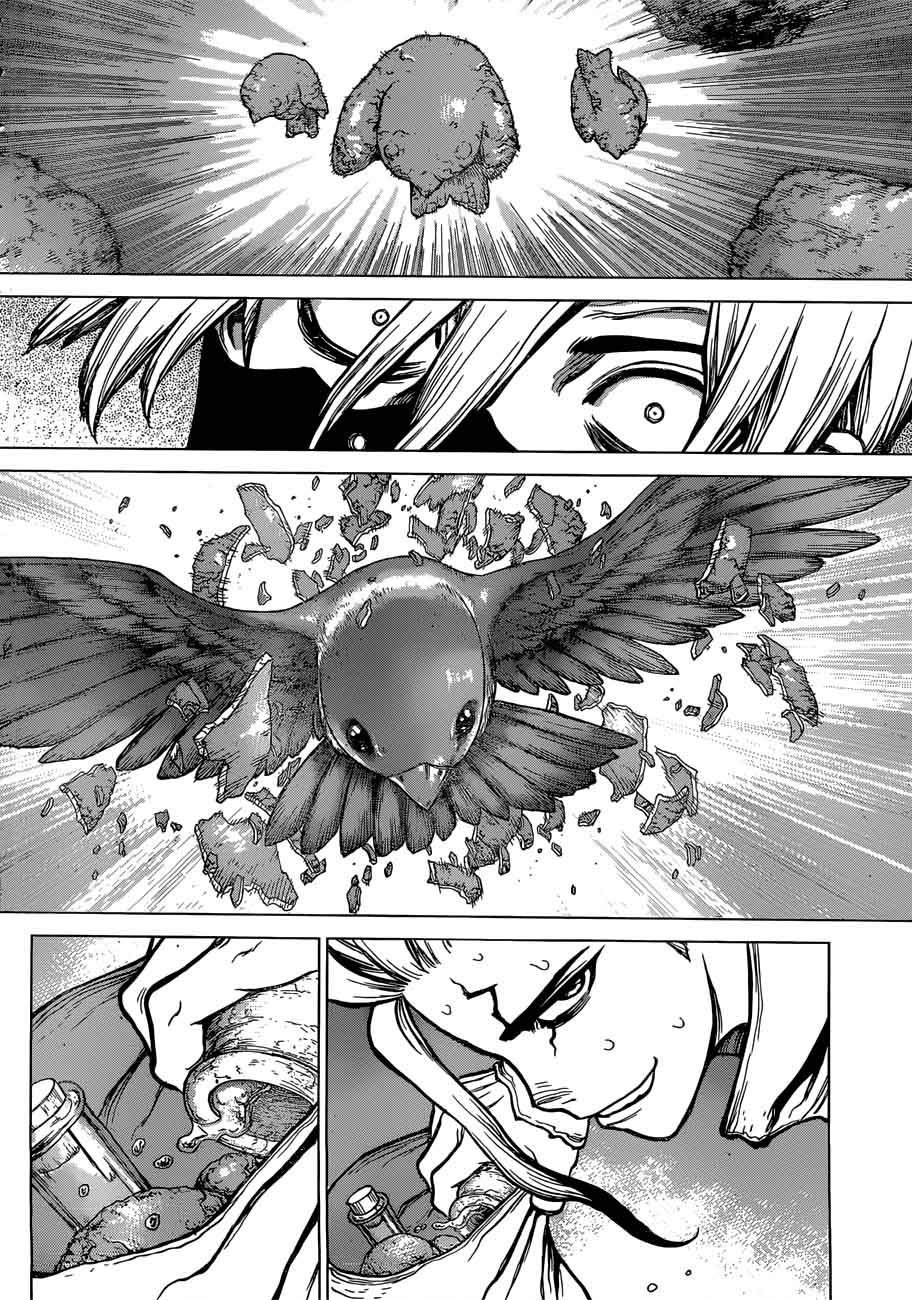 Dr. Stone Manga Chapter 80 page 14 - Humanity's Strongest Tag Team scene