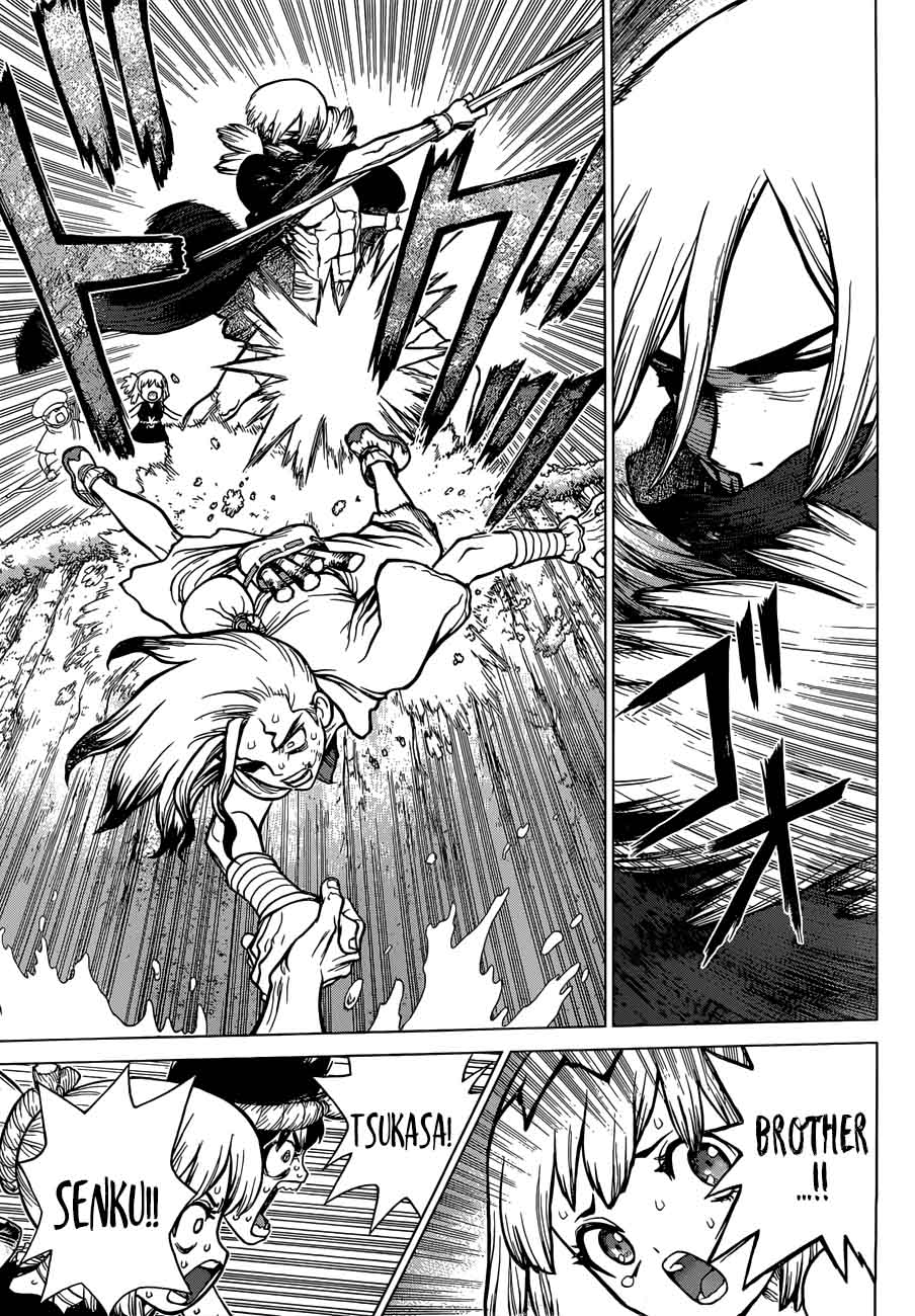 Dr. Stone Manga Chapter 80 page 3 - Humanity's Strongest Tag Team scene
