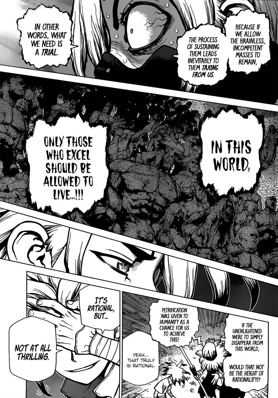 Dr. Stone Manga Chapter 80 page 9 - Humanity's Strongest Tag Team scene