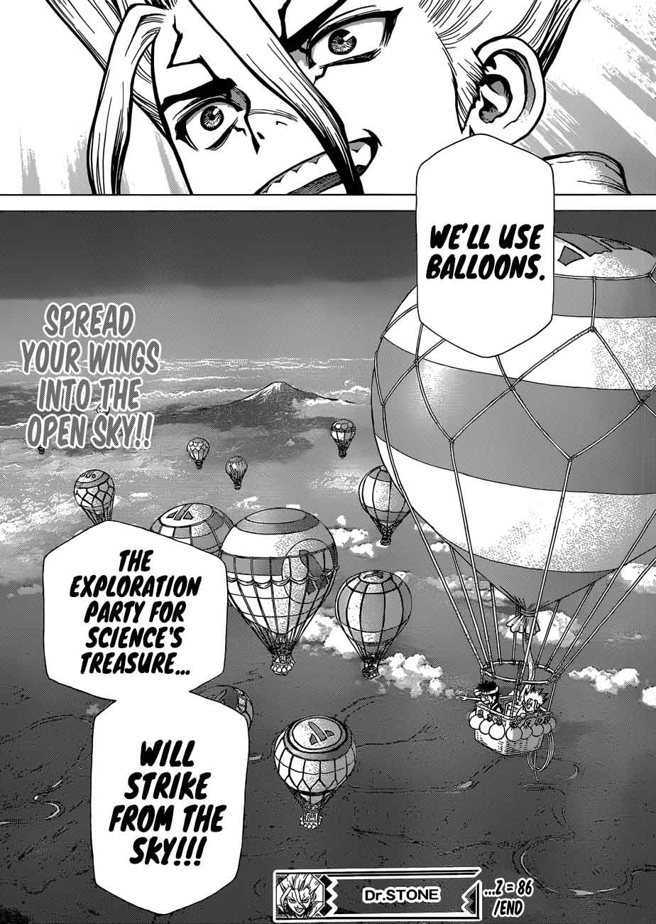 Dr. Stone Manga Chapter 86 page 17 - Money scene