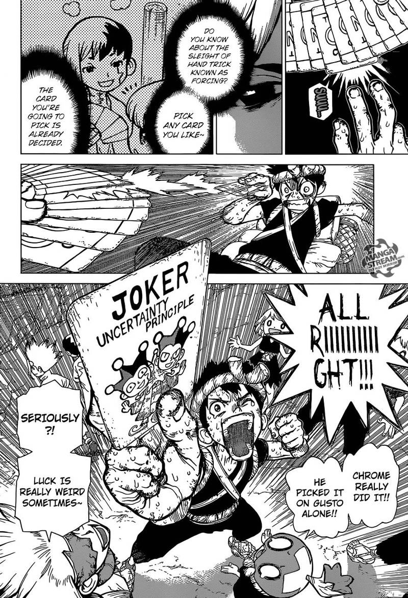 Dr. Stone Manga Chapter 88 page 11 - Wings of Humanity scene