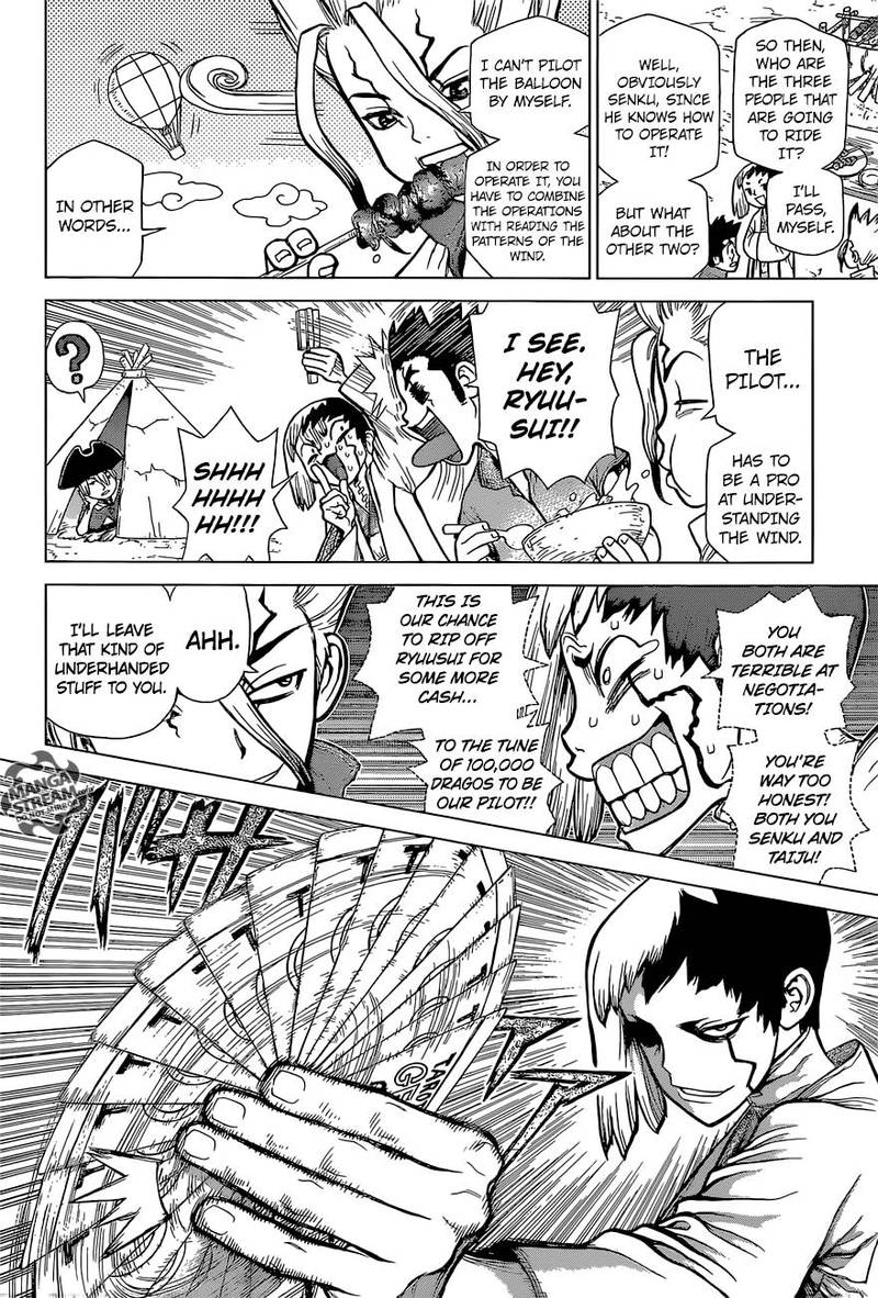 Dr. Stone Manga Chapter 88 page 5 - Wings of Humanity scene