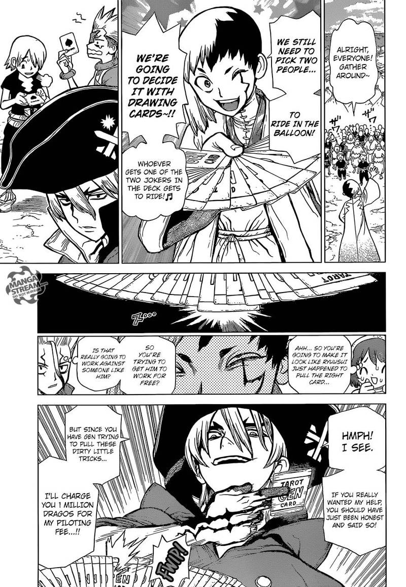 Dr. Stone Manga Chapter 88 page 6 - Wings of Humanity scene