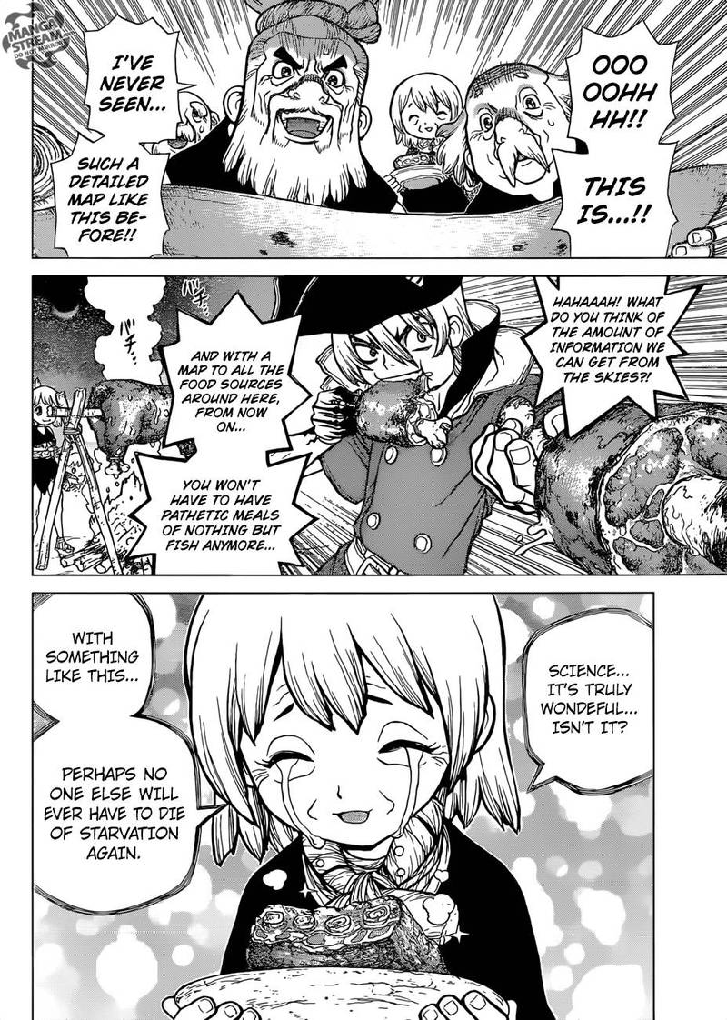 Dr. Stone Manga Chapter 90 page 11 - New World Map scene