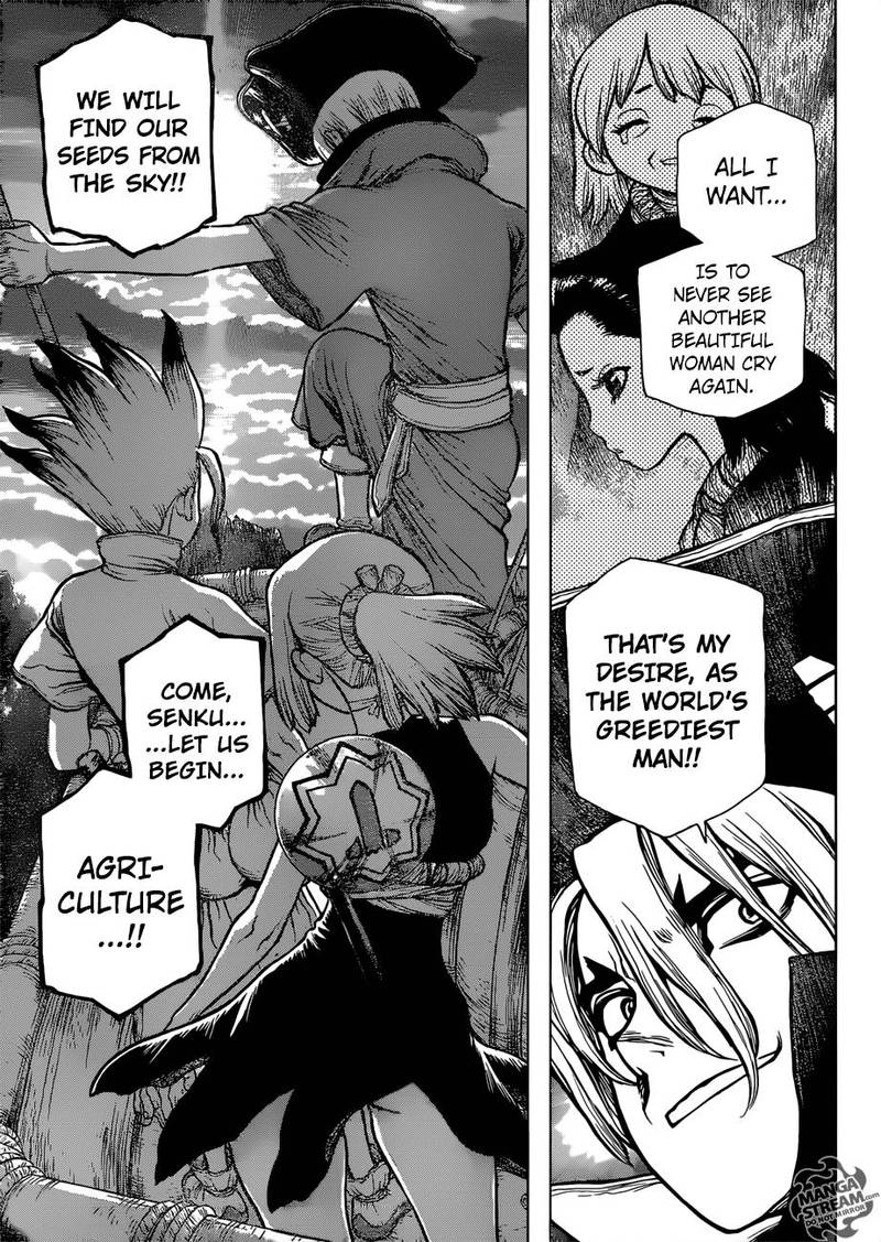 Dr. Stone Manga Chapter 90 page 14 - New World Map scene