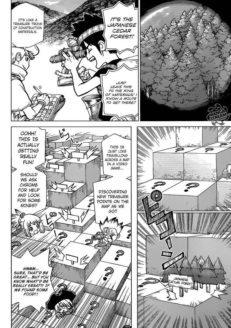 Dr. Stone Manga Chapter 90 page 7 - New World Map scene