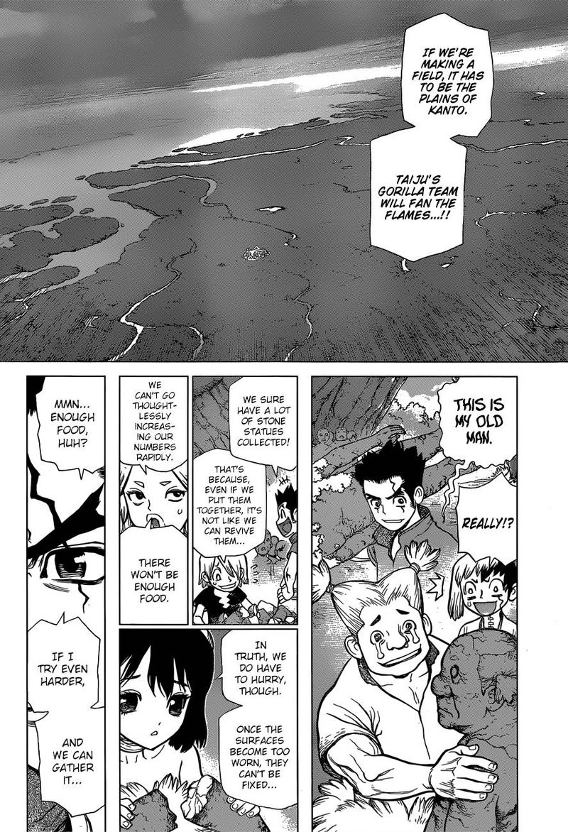 Dr. Stone Manga Chapter 91 page 4 - Need Bread? Start with Wheat scene