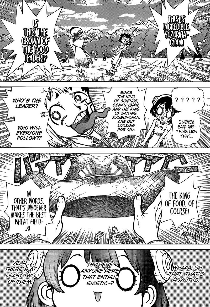 Dr. Stone Manga Chapter 91 page 7 - Need Bread? Start with Wheat scene