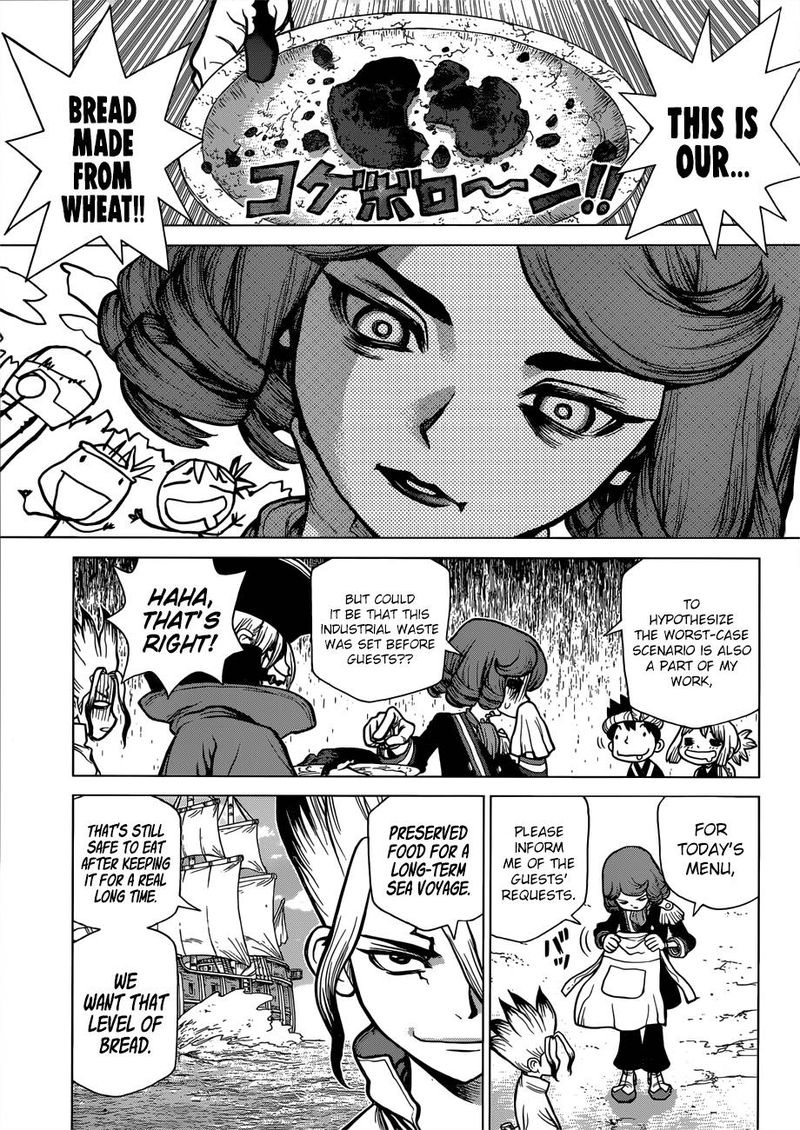 Dr. Stone Manga Chapter 92 page 11 - Desire Is Noble scene