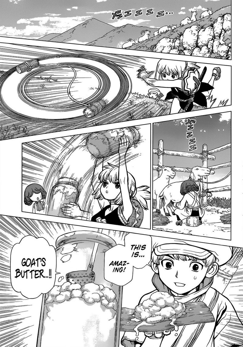Dr. Stone Manga Chapter 92 page 13 - Desire Is Noble scene
