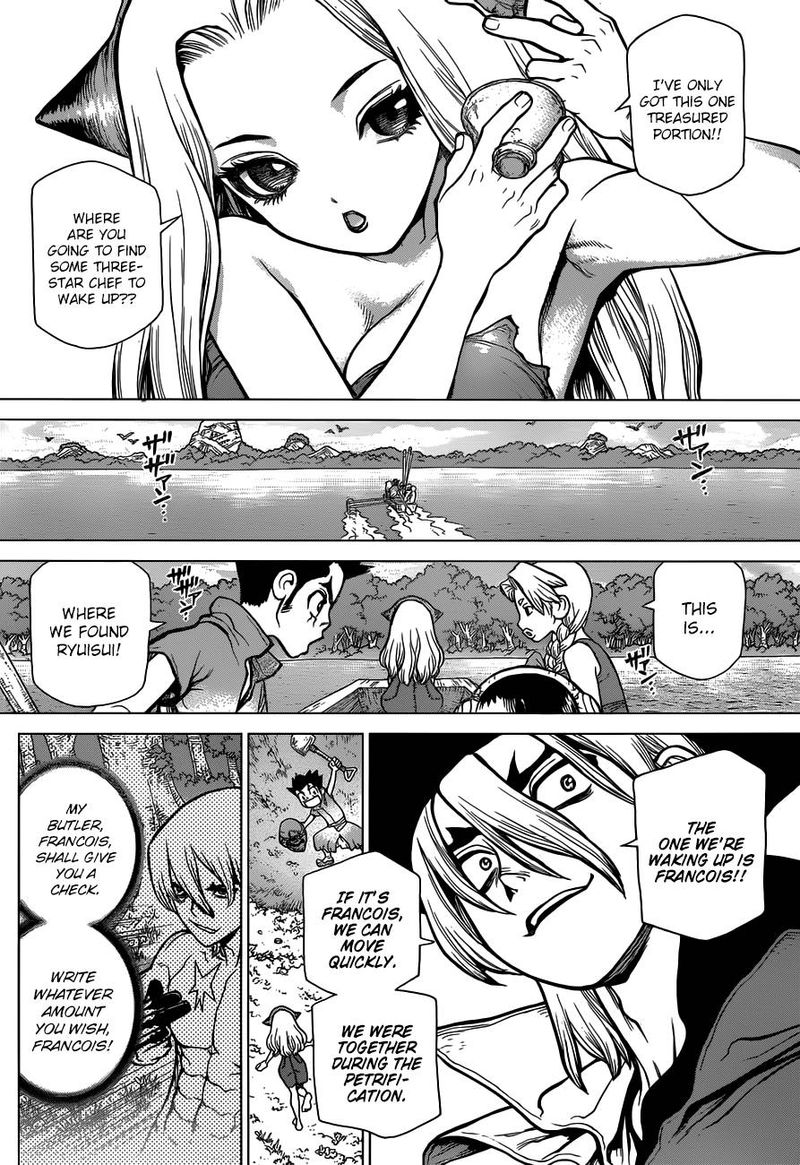 Dr. Stone Manga Chapter 92 page 6 - Desire Is Noble scene