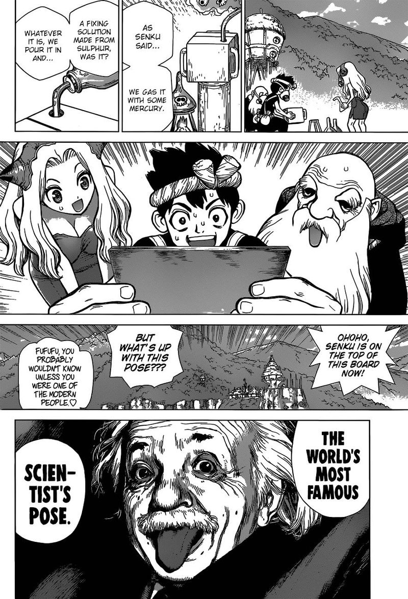 Dr. Stone Manga Chapter 93 page 16 - The First Shot Is Yours scene