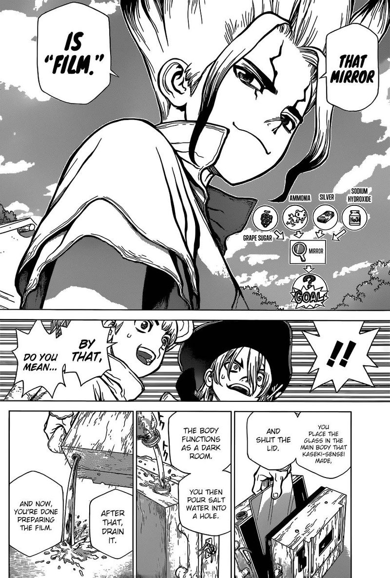 Dr. Stone Manga Chapter 93 page 7 - The First Shot Is Yours scene