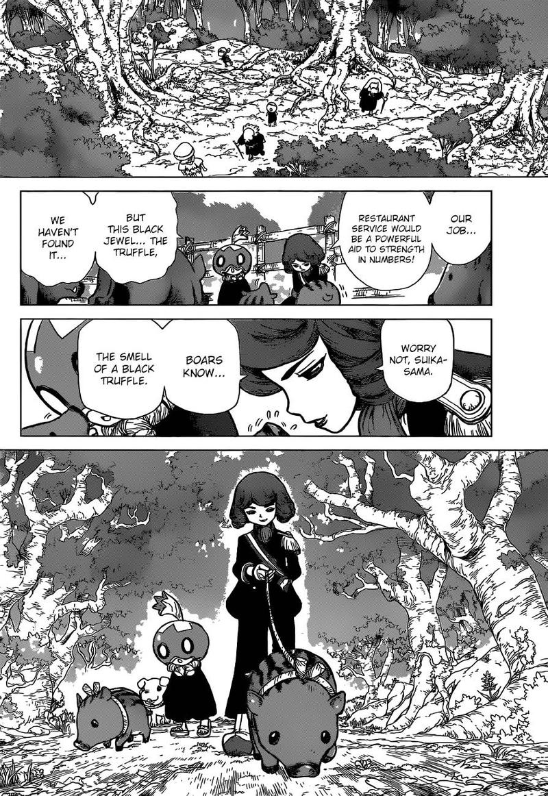 Dr. Stone Manga Chapter 94 page 12 - The Scent of Black Gold scene